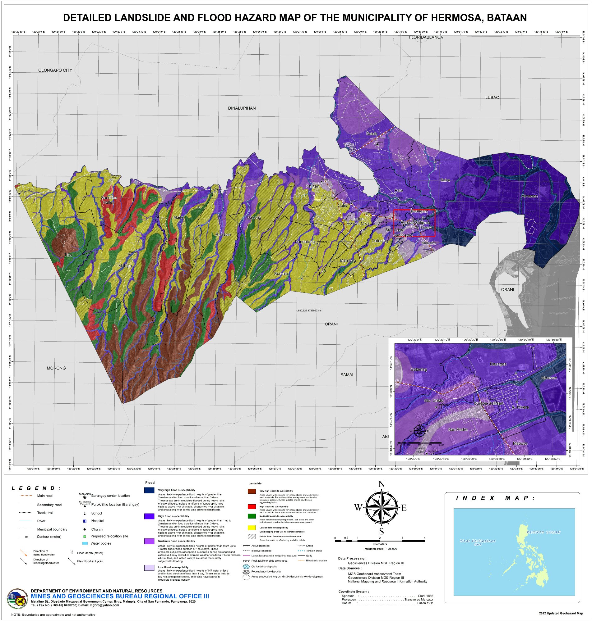 Hazard Map Hermosa
