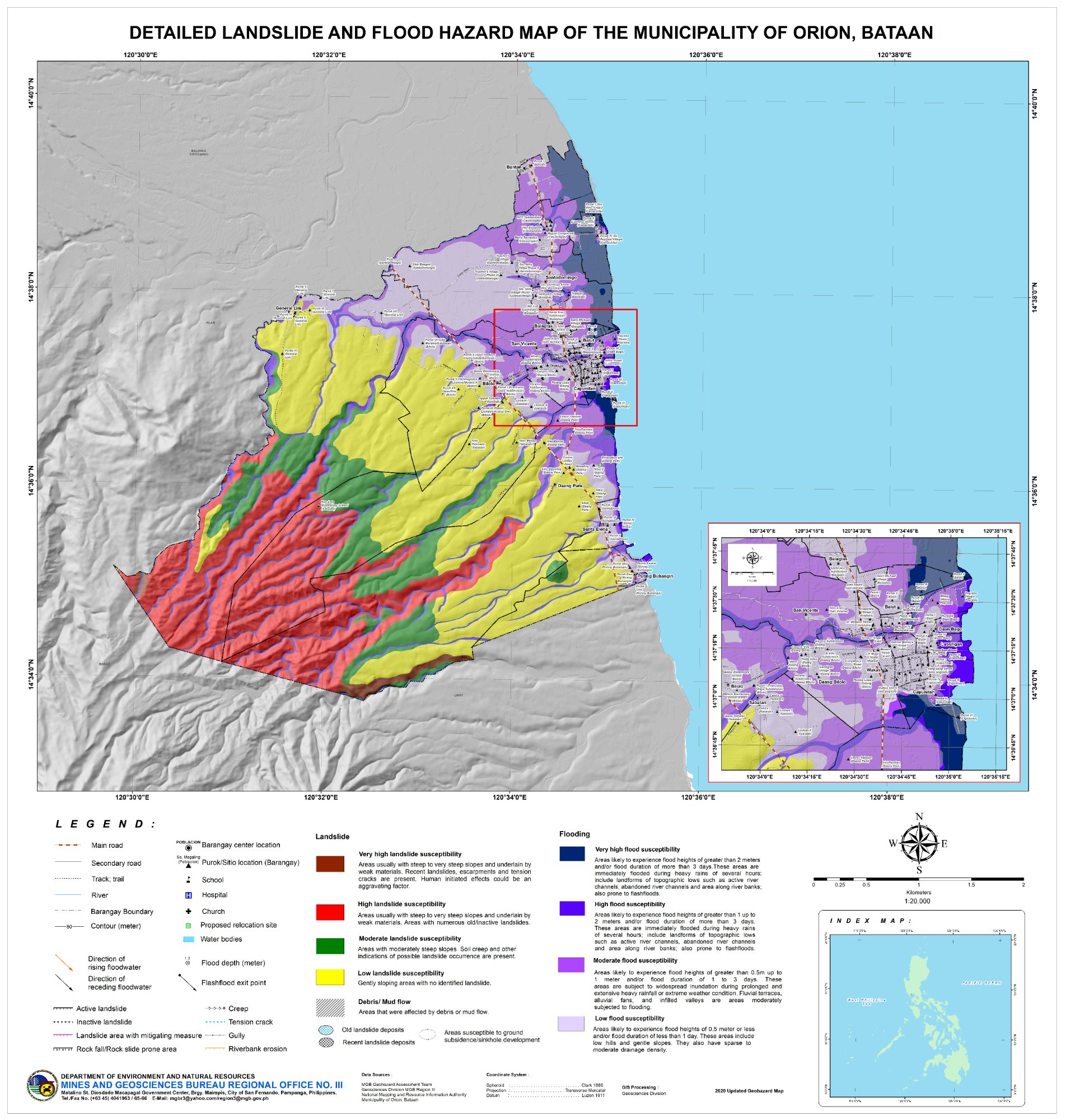 Hazard Map Orion